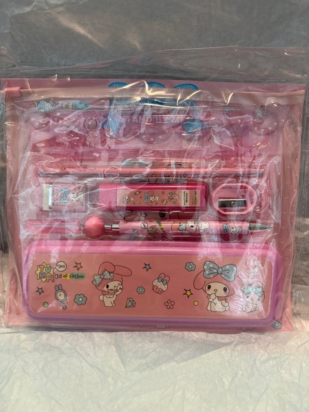 Sanrio My Melody Pink Kawaii Stationery Set